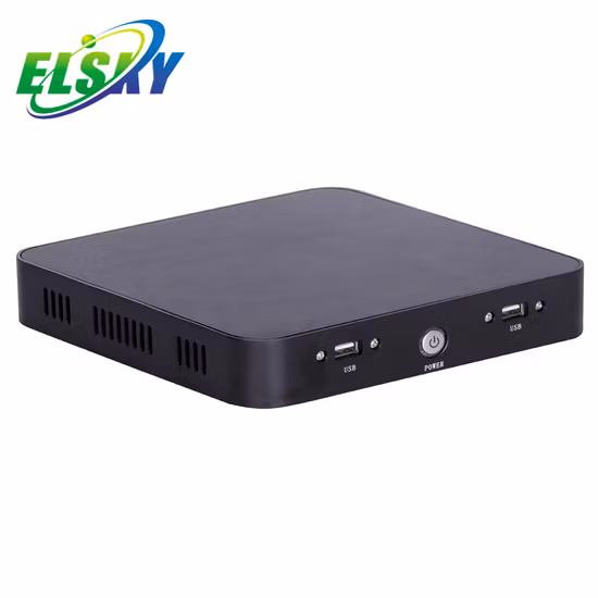 Elsky Mini PC HD4001 8th Gen Quad Core 1.6GHz I5 8250u LAN Thin Client Motherboard X86 Computer DDR3 8g RAM with 4K Dp Display