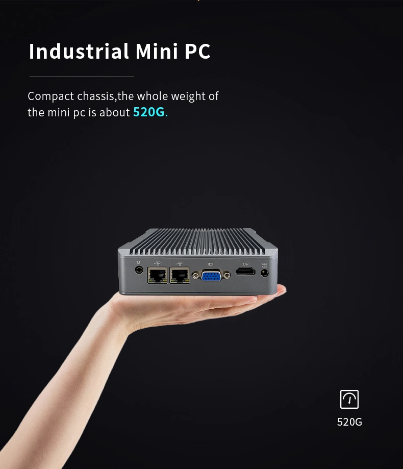 Fanless Mini PC All in One PC OEM/ODM Mini Computer I7 Mini PC Industrial Mini PC